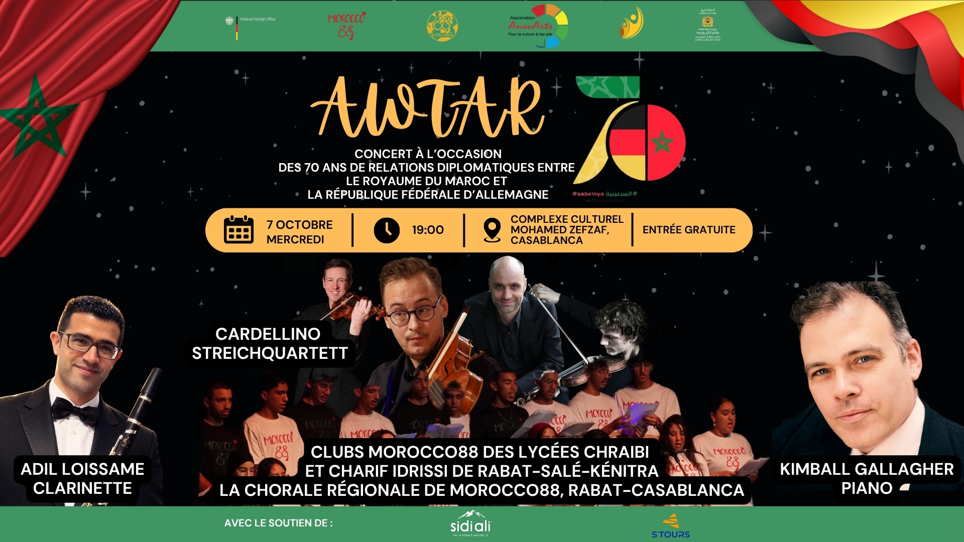 AWTAR — Concert interculturel Maroc–Allemagne à Casablanca