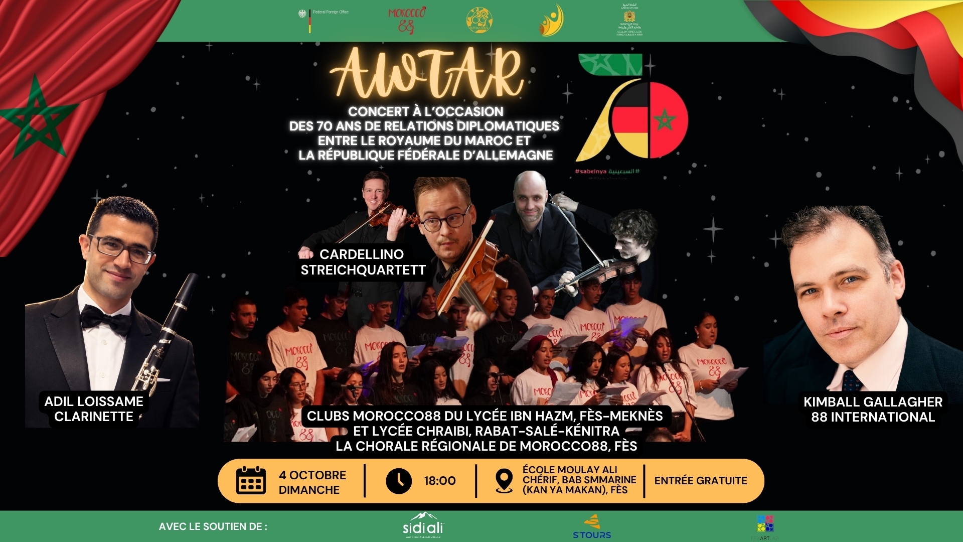 AWTAR — Concert interculturel Maroc–Allemagne à Fès